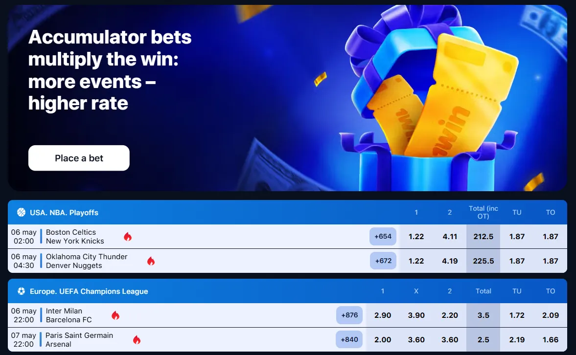 1win sports betting in India